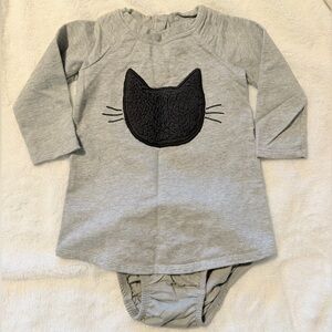 2015 Baby Gap Cat Halloween Tunic Sweatshirt Dress - Size 18/24 Months
